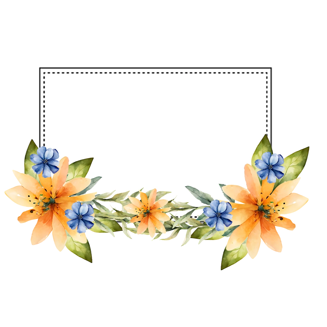 Download Transparent Floral Frames PNG Blossom Your Designs_8.webp